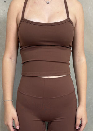Seamless Brown Tank Top